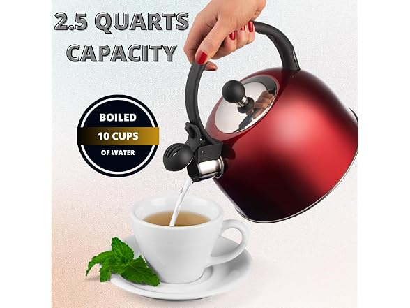 Venoly Whistling Tea Kettle (2.5 Liter)