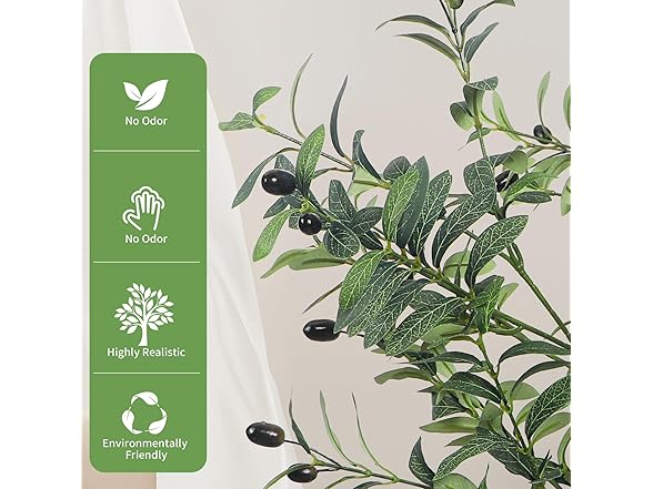 Kmise 7ft Faux Olive Tree