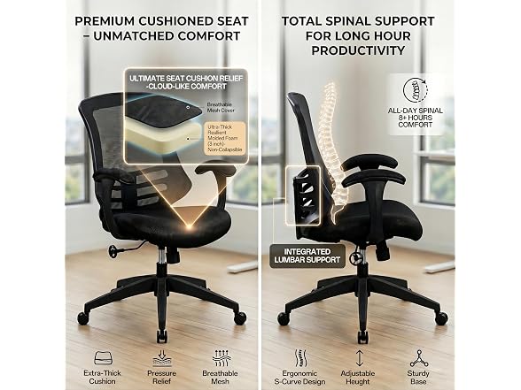Office Chair Ergonomic Desk Chair 300lbs