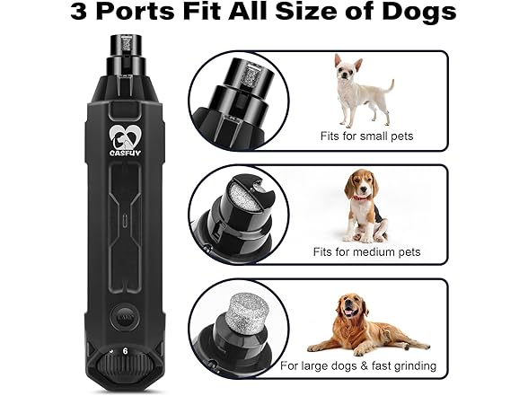 Casfuy B0CQC4JNNR dog nail grinder