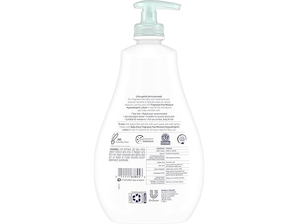 Baby Dove Sensitive Wash, 20 Fl Oz