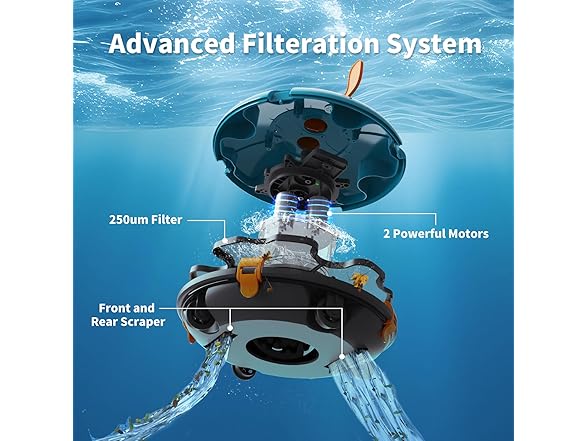 LVKE L1 Cordless Robotic Pool Cleaner