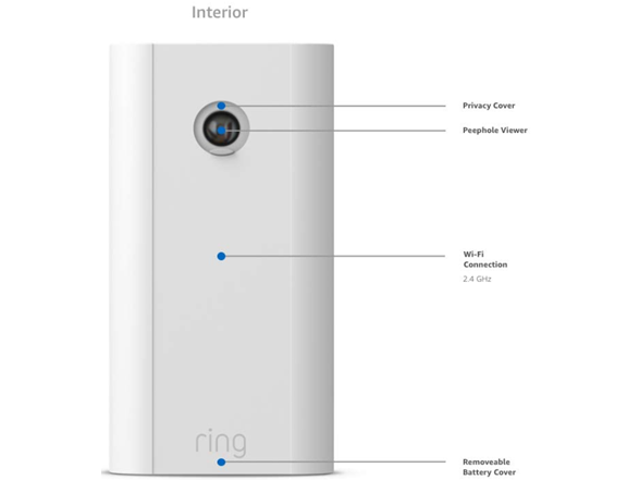 Amazon Devices Ring Peephole Cam video doorbell