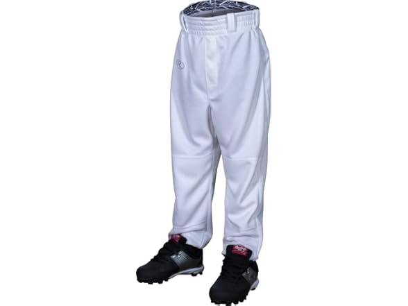 Rawlings Youth White/Black Pants (XS)