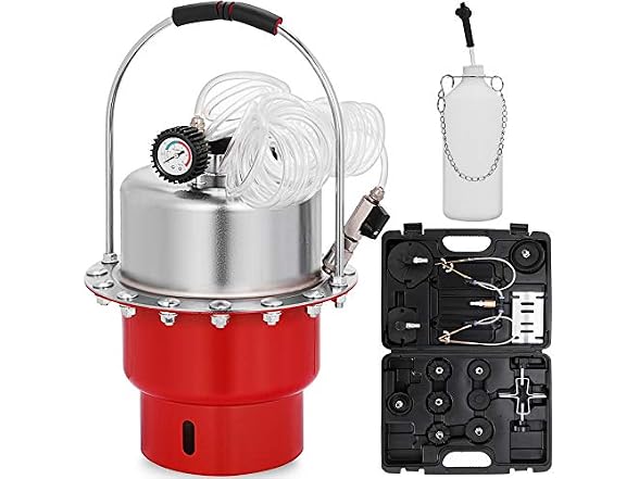Pneumatic Air Pressure Bleeder Tool Kit Brake