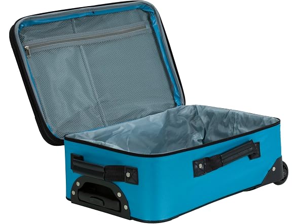 Rockland Fashion Softside Upright Luggage 2PC Set