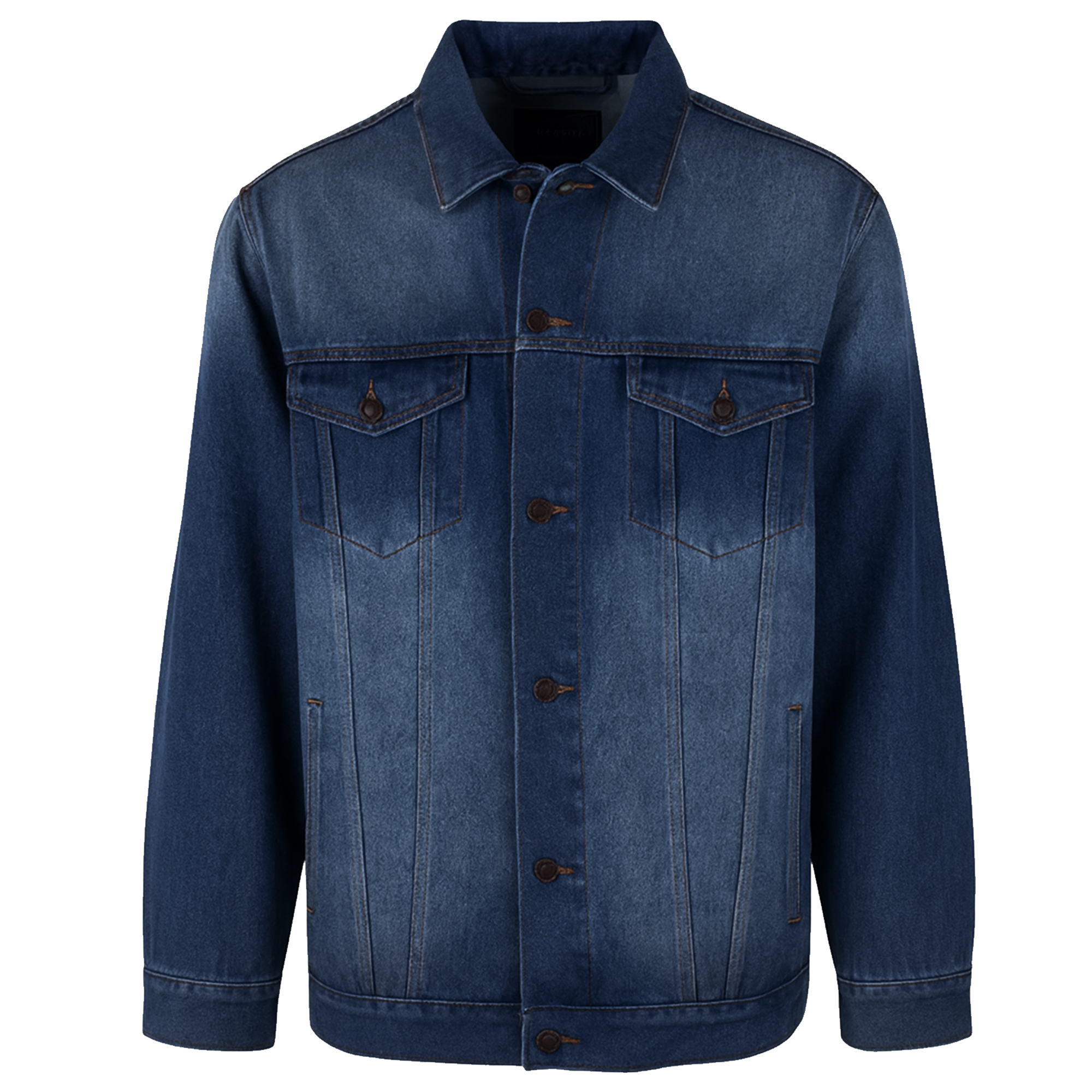 (1 or 2pk) Mens Classic Denim Jacket (S-2XL) - Gallery 24