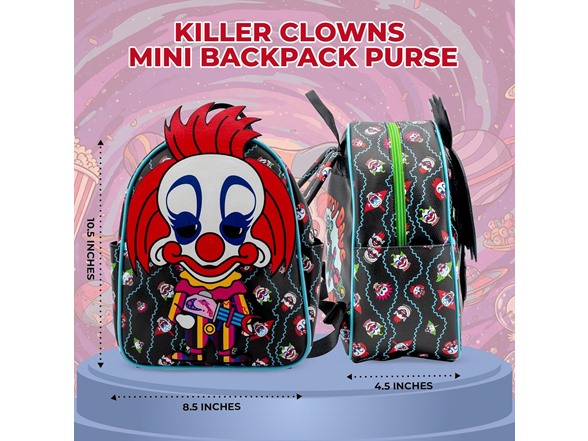 10.5" Killer Clowns Mini Backpack