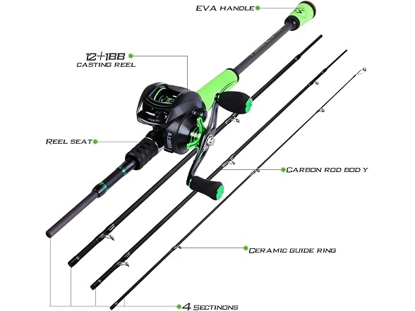 Sougayilang Ultralight Fishing Rod Reel Combos -