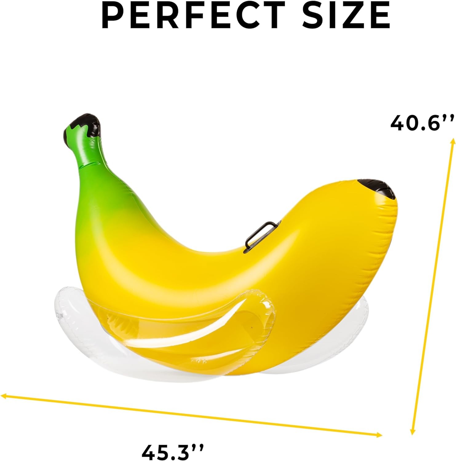 ZoneInflatable Banana Pool Float Rocker - Gallery 6