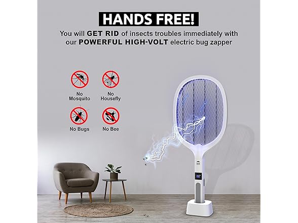WBM Bug Zapper Lamp & Racket USB