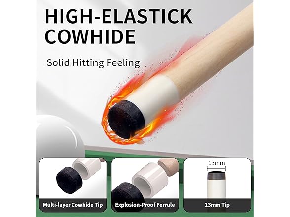 LOTKEY Pool Stick,Pool Cue Sticks 58''