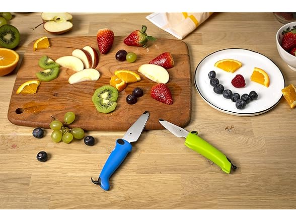 Kuhn Rikon Kinderkitchen® Kids Chef Knife Set With Scissors, 3 Pieces