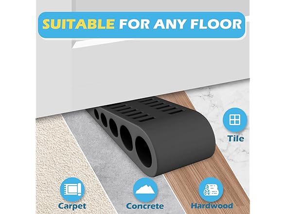 HELEMAN Rubber Door Stoppers (Your Choice)
