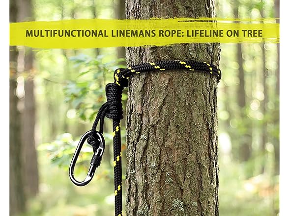 skiguard Treestand Safety Linemans Rope