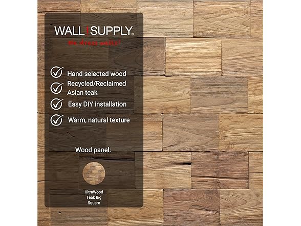 Wall!Supply 3D Wall Panels