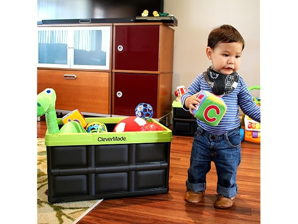 CleverMade CleverCrates 46 Liter Collapsible Bin/Container