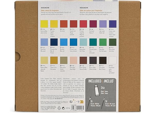 PEBEO Studio XL Gouache - Set of 24 Tubes
