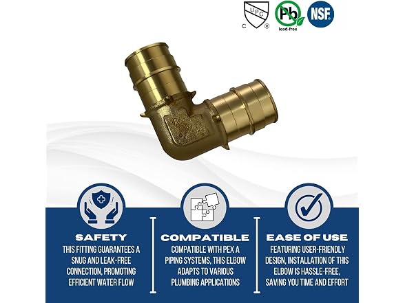 XFITTING Pex A 1 In x 1 In Pex A Elbow,