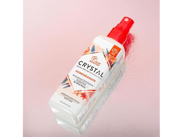 Crystal Mineral Deodorant Spray Pomegranate 4.0