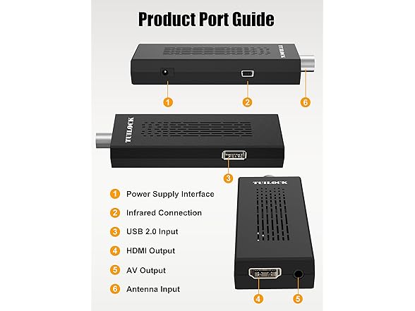 Tuilock Digital Converter Box for TV