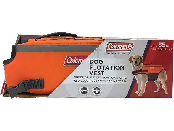 Coleman Pet Flotation Vest for Pool Boat Beach XS