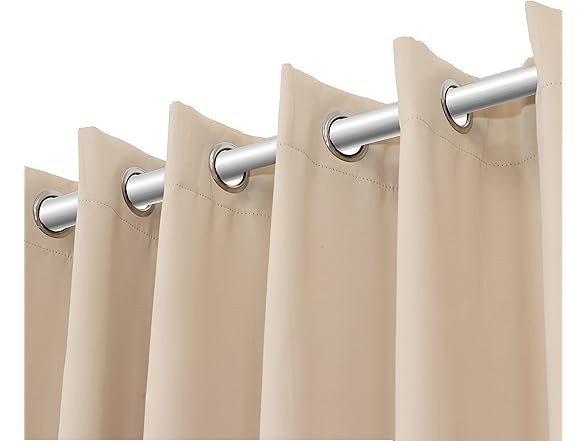 Sunnydaze Panel Light-Filtering Indoor/Outdoor Curtain