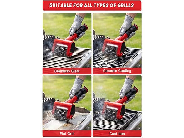 CuLiDing 800 RPM Electric Grill Brush for Outdoor