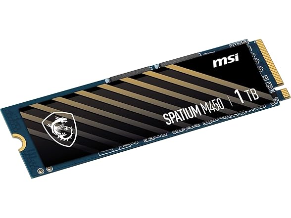 MSI SPATIUM 1TB PCI Express NVMe 4.0 x4 SSD