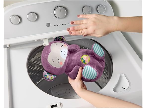 Fisher-Price Baby Soothe ‘n Snuggle Purple Monkey Plush
