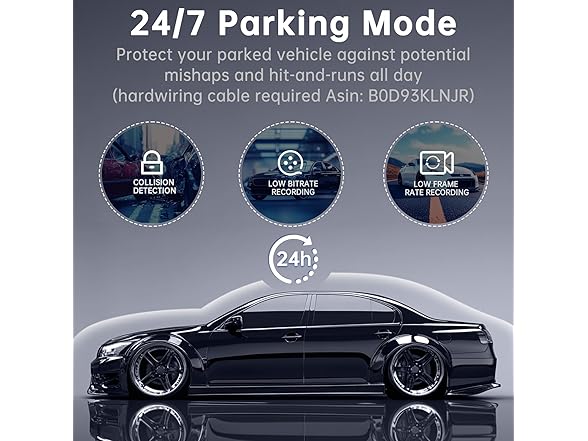 ecomoment Dash Cam for Front and Rear
