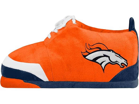 NFL Broncos Plush Sneaker Slipper