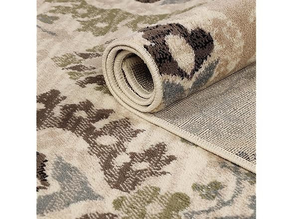 Superior Modern Oriental Floral Damask Rug