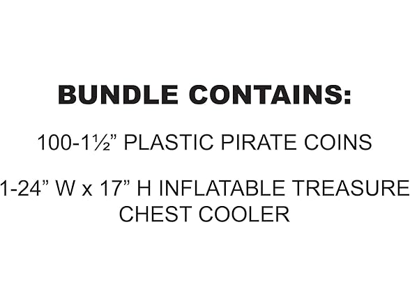 Beistle Pirate Treasure Decoration Bundle 