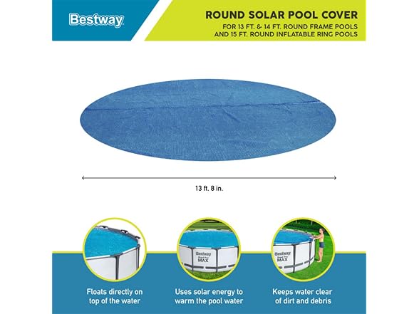 Bestway Flowclear 14' Above Ground Solar Pool Cover