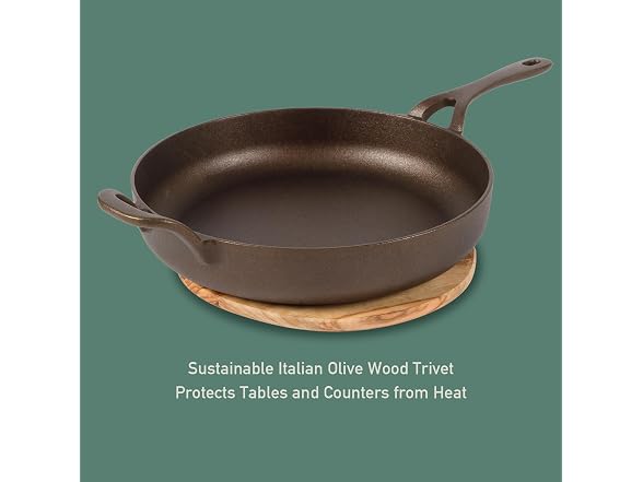 Bloomhouse Cast Iron Pan - Natural Bronze Finish 10"