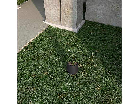 LeisureMod OP8BL Orchid Planter Black