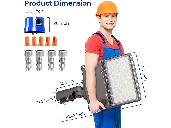 CINOTON Parking Lot Light 150W