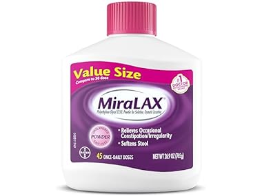 $17.99, Was $29.8988, 39% Off! MiraLAX Gentle Constipation Relief Laxative dealfomo