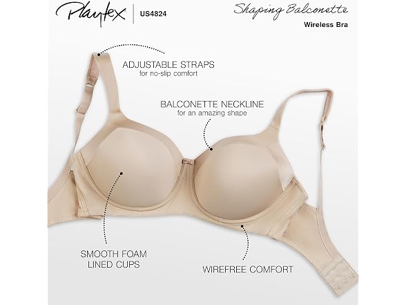 Playtex Women (38DDD) Secrets Balconette Bra