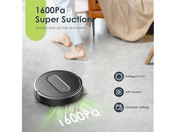 XIEBro HR1010-BLACK XIEBro HR1010 Robot Vacuum and