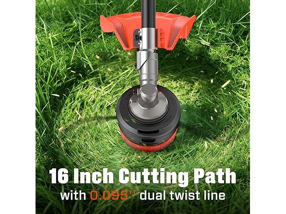 X6 60V 16'' Cordless Weed Wacker & 8'' Edger Combo