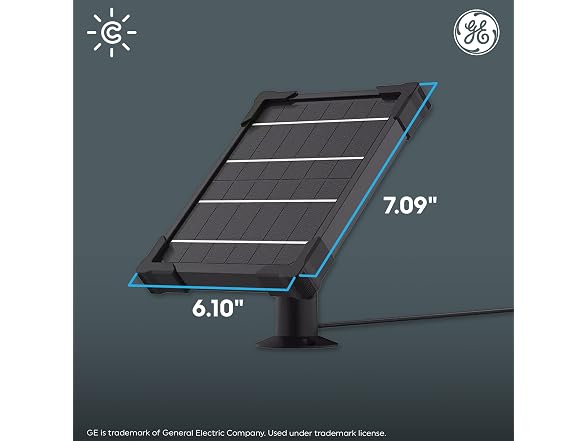 GE ACCCAM Outdoor Solar Power Panel