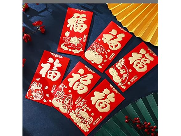 Generic Chinese Red Envelopes 24 Pieces