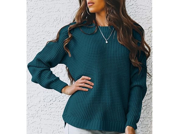 Zesica Women (S) Fall Long Sleeve Crew Neck Tops