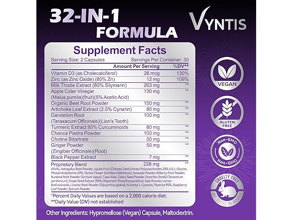 VYNTIS Liver Cleanse Detox & Repair