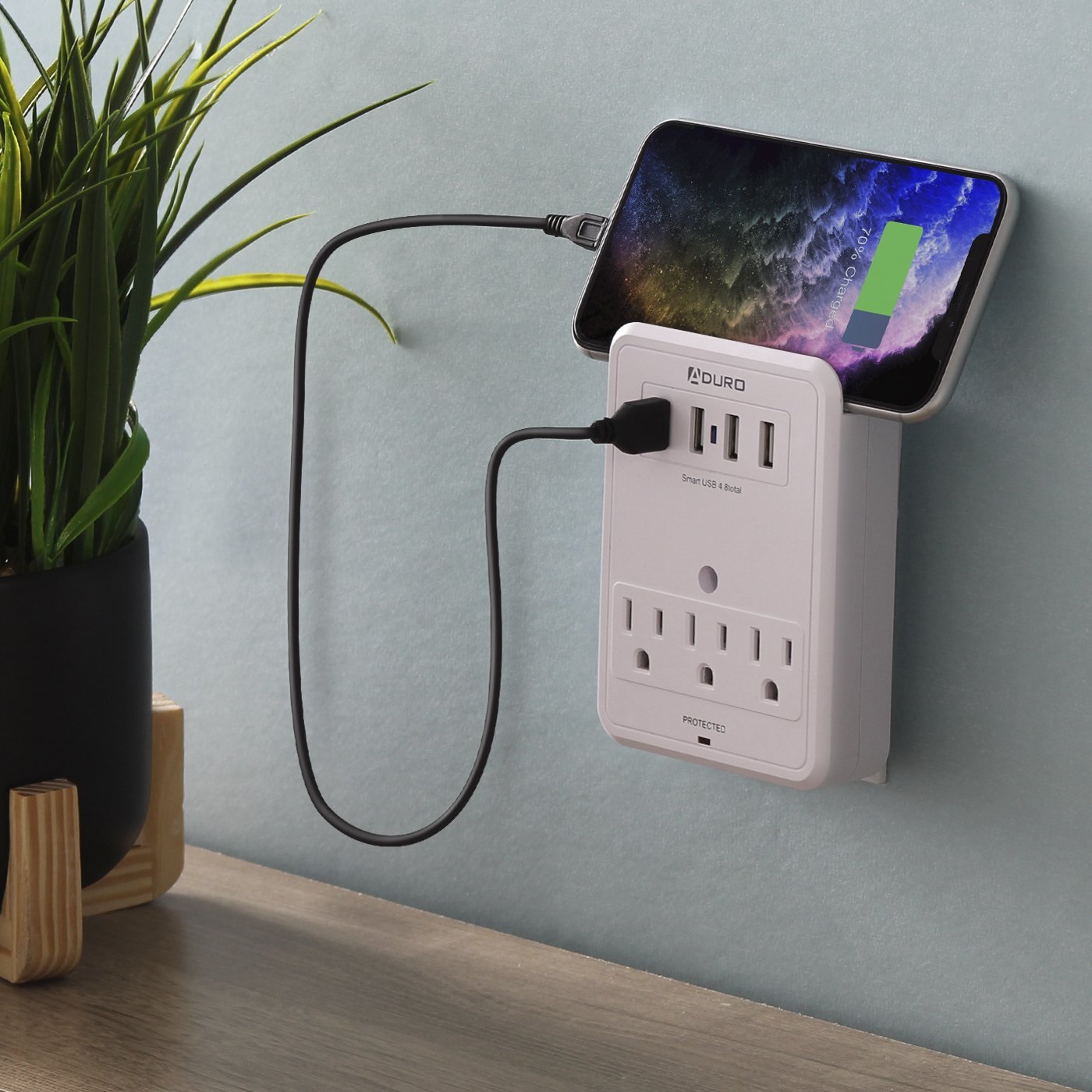 Aduro Surge Multi Charging Station 6 Outlets & 4 USB Ports - Gallery 8