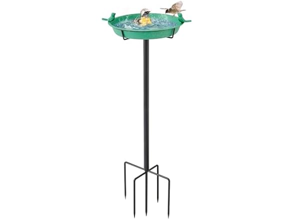 AROPAD 47.5 inches Metal Bird Baths
