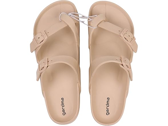GARDMA Genuine Pillow Slippers -Khaki