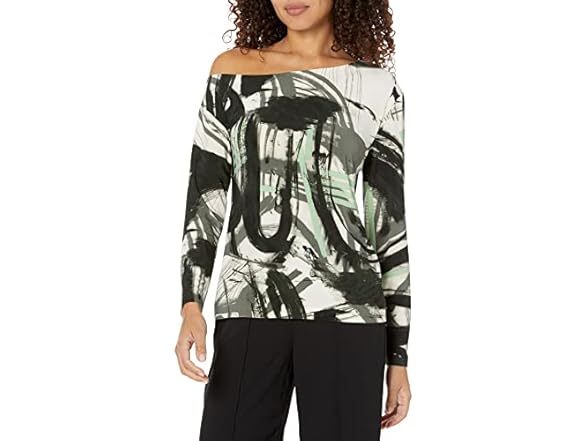 Long Sleeve Drop Shoulder Top (XS)